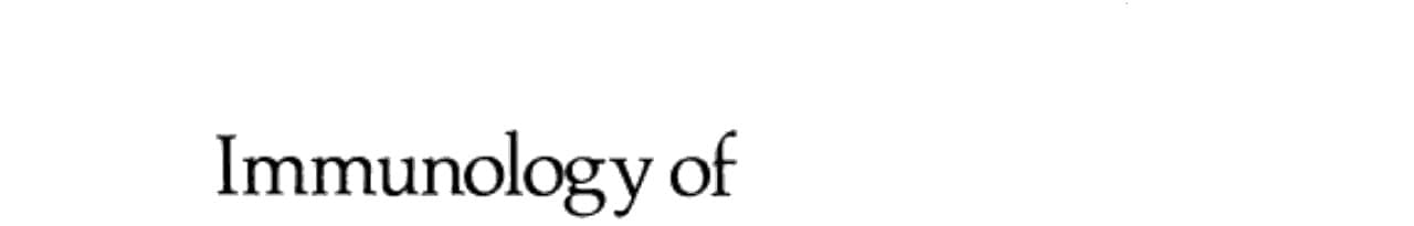 Immunology of Human Infection Part II: Viruses and Parasites; Immunodiagnosis and Prevention of Infectious Diseases