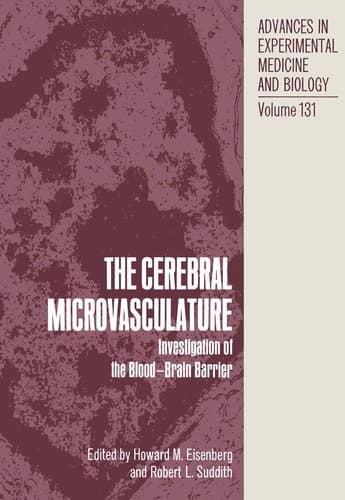The Cerebral Microvasculature Investigation of the Blood-Brain Barrier