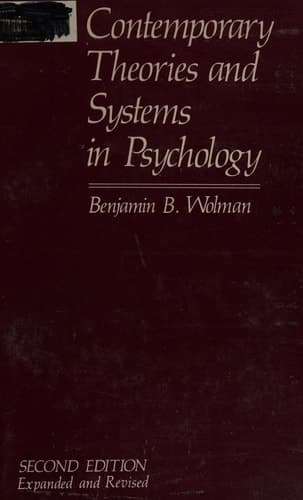 Contemporary Theories and Systems in Psychology