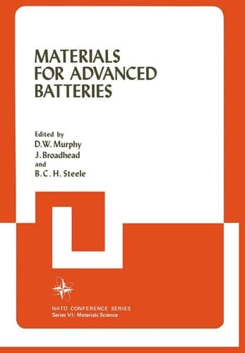 Materials for Advanced Batteries (Nato Conference Series)