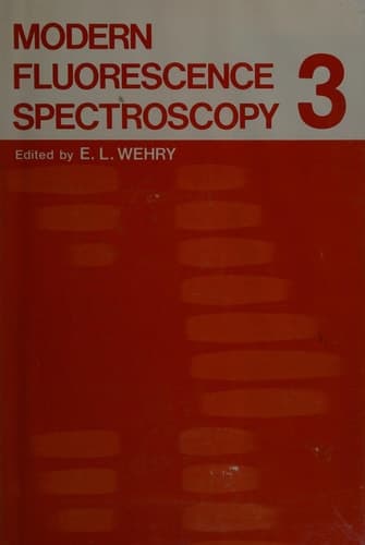 Modern Fluorescence Spectroscopy, Vol. 3