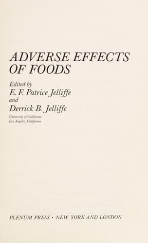 Adverse Effects of Foods