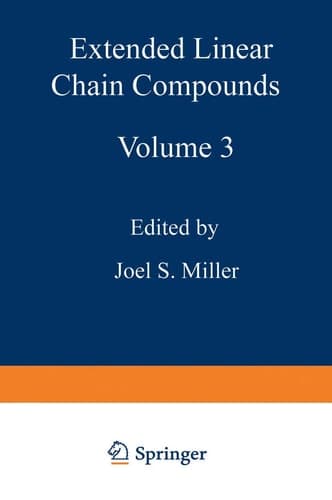 Extended Linear Chain Compounds, Vol. 3