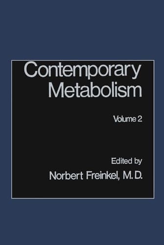Contemporary Metabolism Volume 2