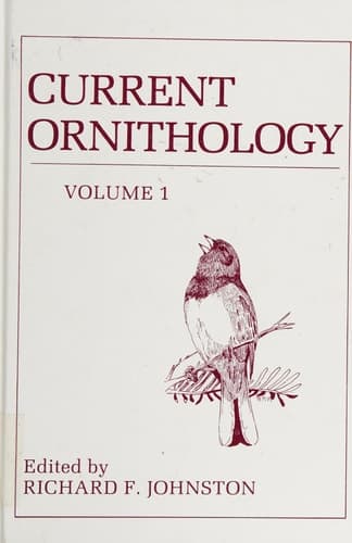Current Ornithology Volume 1 (Current Ornithology)