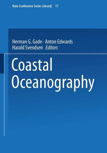 Coastal Oceanography (Nato Conference Series)