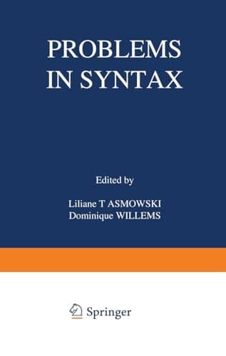 Problems in Syntax (Studies in Language)