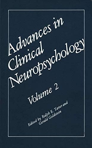 Advances in Clinical Neuropsychology Volume 2