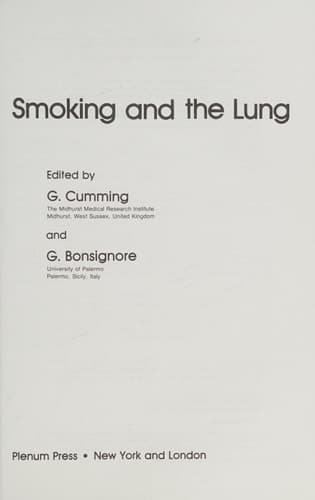 Smoking and the Lung