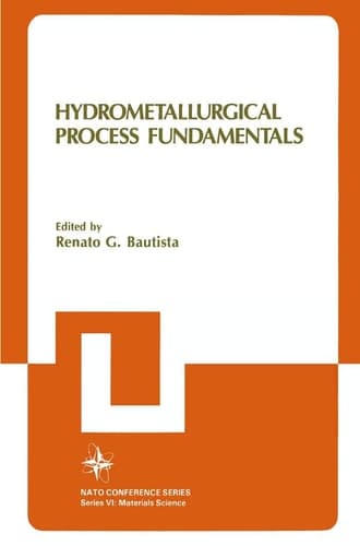 Hydrometallurgical Process Fundamentals (NATO Conference Series VI, Materials Science, Volume 10)