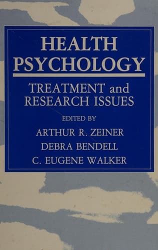Health Psychology: Treatment and Research Issues