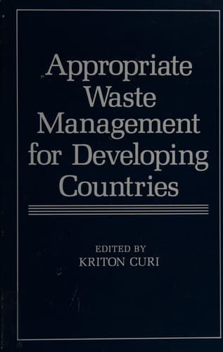 Appropriate Waste Management for Developing Countries