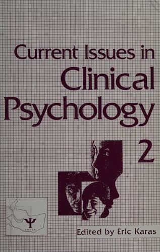 Current Issues in Clinical Psychology Volume 2