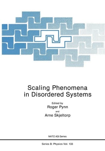 Scaling Phenomena in Disordered Systems (NATO Asi Series: Series B: Physics)
