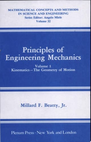 Principles of Engineering Mechanics Kinematics — The Geometry of Motion