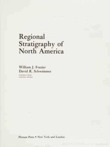 Regional Stratigraphy of North America