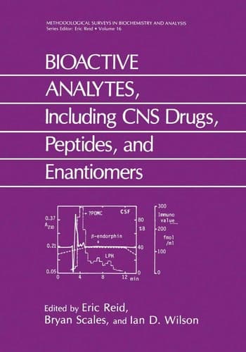 BIOACTIVE ANALYTES, Including CNS Drugs, Peptides, and Enantiomers (Methodological Surveys in Biochemistry and Analysis, 16 A)