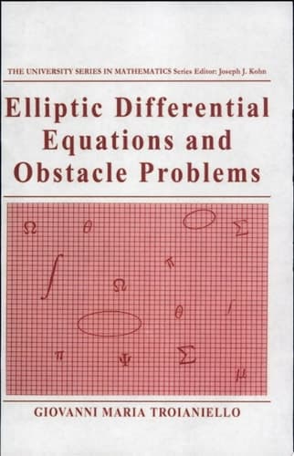 Elliptic Differential Equations and Obstacle Problems