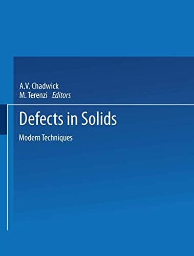 Defects in Solids Modern Techniques