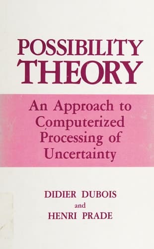 Possibility Theory An Approach to Computerized Processing of Uncertainty