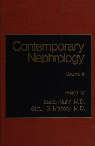 Contemporary Nephrology Volume 4