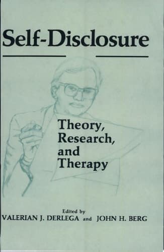 Self-Disclosure Theory, Research, and Therapy