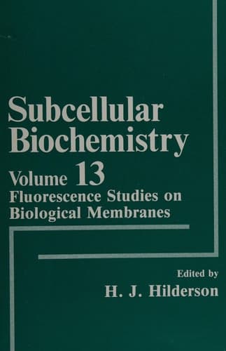 Fluorescence Studies on Biological Membranes
