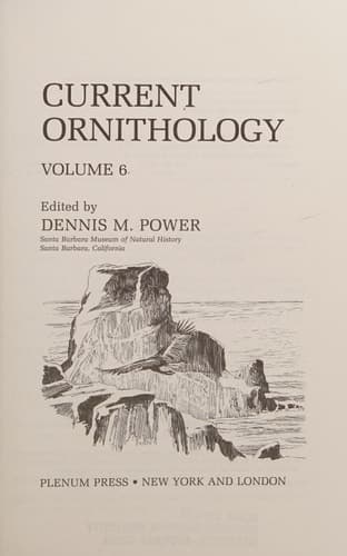 Current Ornithology