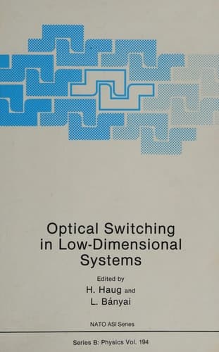 Optical Switching in Low-Dimensional Systems (NATO Science Series B:, 194)