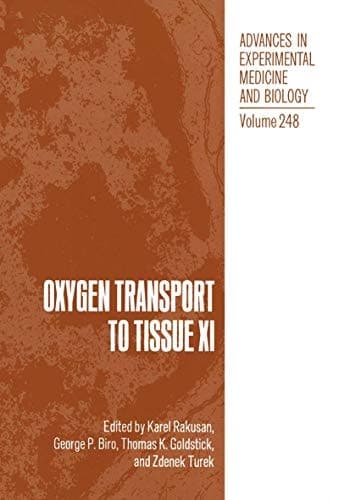 Oxygen Transport to Tissue XI (Advances in Experimental Medicine & Biology)