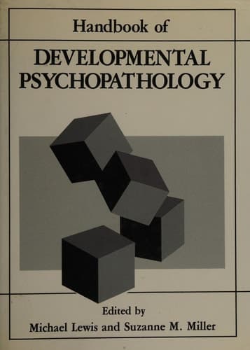 Handbook of Developmental Psychopathology
