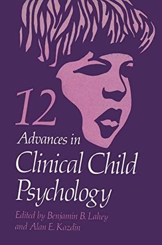 Advances in Clinical Child Psychology
