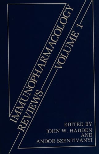 Immunopharmacology Reviews Volume 1