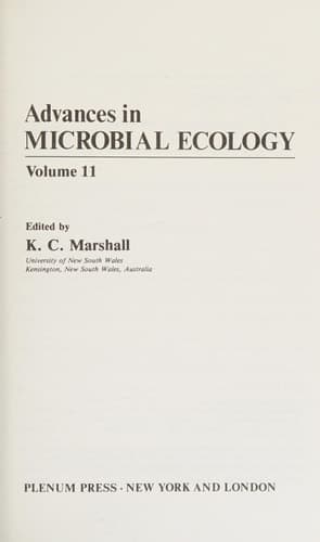 Advances in Microbial Ecology