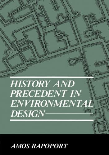 History and Precedent in Environmental Design (Research and Data Analysis)