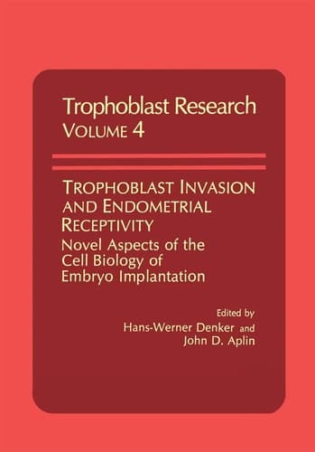 Trophoblast Invasion and Endometrial Receptivity: Novel Aspects of the Cell Biology of Embryo Implantation (Trophoblast Research)