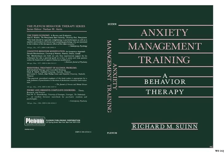 Anxiety Management Training A Behavior Therapy
