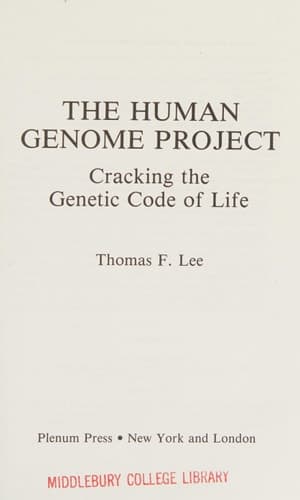 The Human Genome Project Cracking the Genetic Code of Life