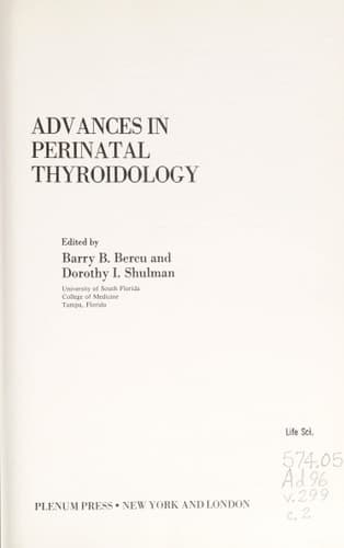 Advances in Perinatal Thyroidology