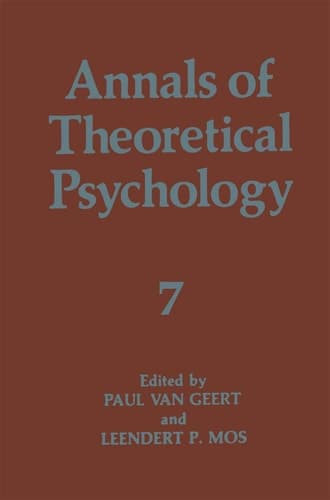 Annals of Theoretical Psychology (Annals of Theoretical Psychology, 7)