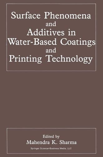 Surface Phenomena and Additives in Water-Based Coatings and Printing Technology (NATO Asi Series)