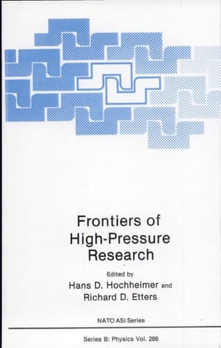 Frontiers of High Pressure Research