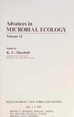Advances in Microbial Ecology