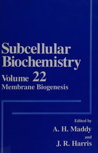 Sub-cellular Biochemistry