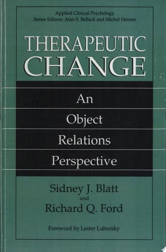 Therapeutic Change An Object Relations Perspective