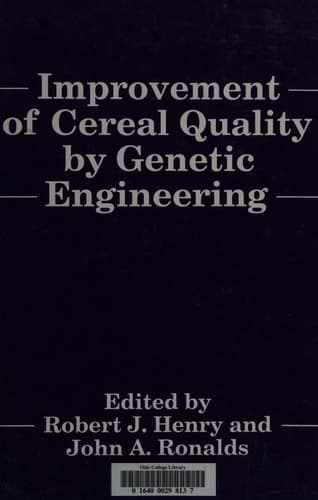 Improvement of Cereal Quality by Genetic Engineering (Language of Science)