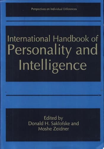 International Handbook of Personality and Intelligence