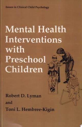 Mental Health Interventions with Preschool Children