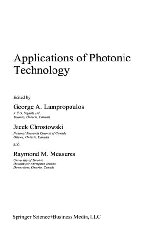 Applications of Photonic Technology