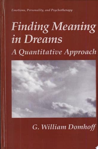Finding Meaning in Dreams: A Quantitative Approach